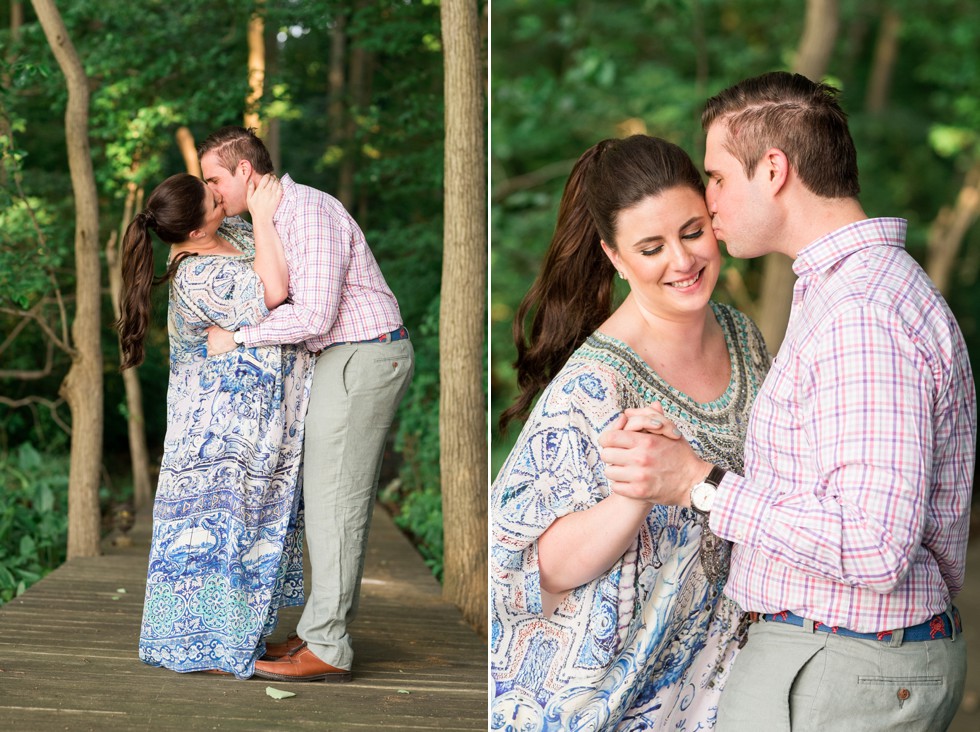 Annapolis waterfront engagement photos