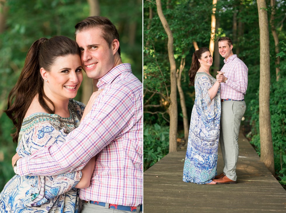 Annapolis waterfront engagement photos