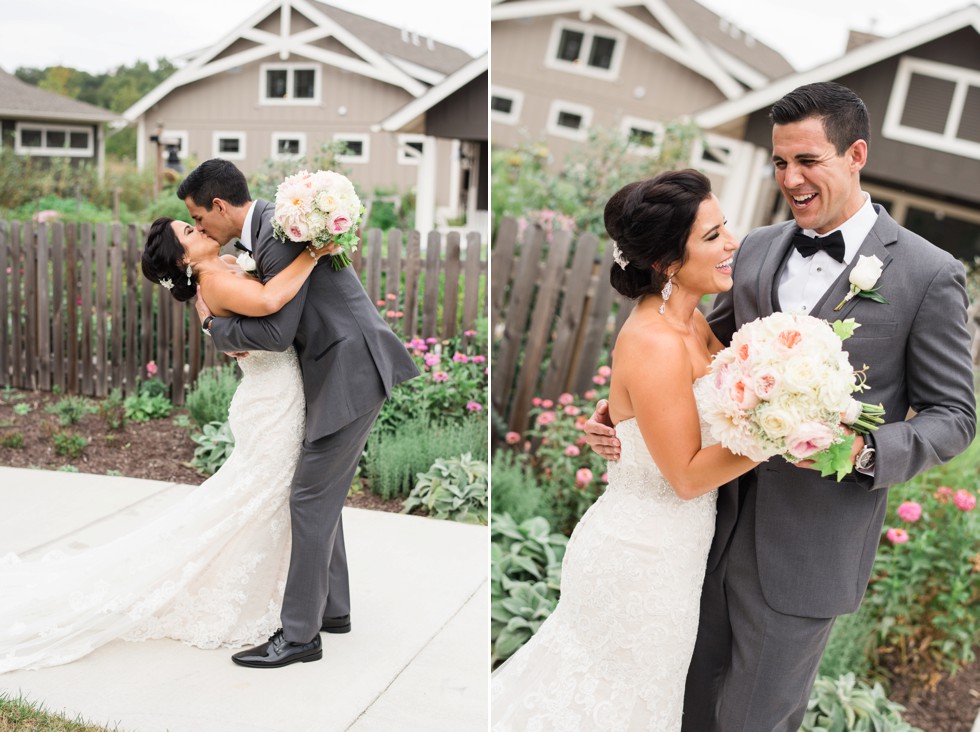 First look in the gardens behind the Inn at the Chesapeake Bay Beach Club