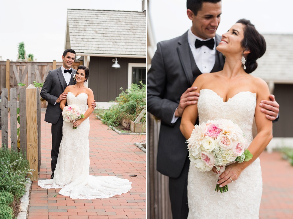 Elegant Couple in the Gardens at The Inn at the Chesapeake Bay Beach Club