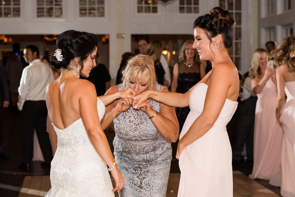 Tavern ballroom Reception dancing at The Chesapeake Bay Beach Club with DJ District Remix