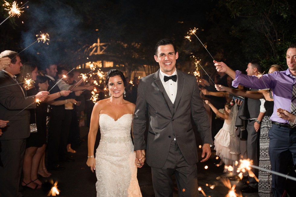 Sparkler Exit in Tavern Ballroom in the Chesapeake Bay Beach Club