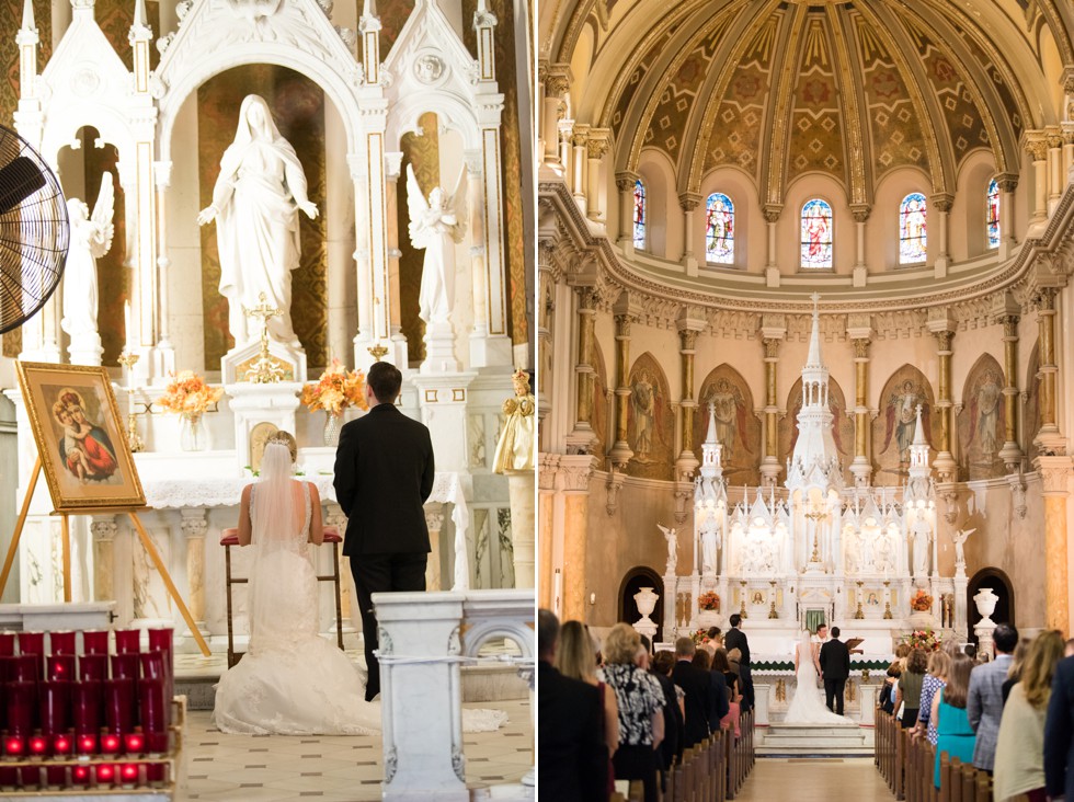 Atlantic City NJ wedding Ceremony at St Nicholas of Tolentine