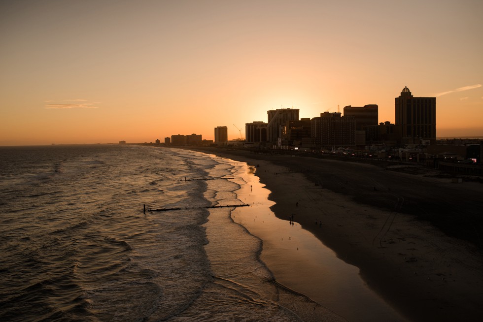 Sunset at a One Atlantic wedding planned by Bespoke Moments