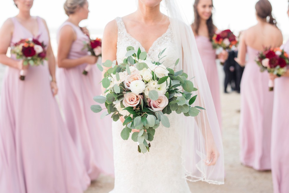 Bride and bridesmaids at One Atlantic on New Jersey Shore