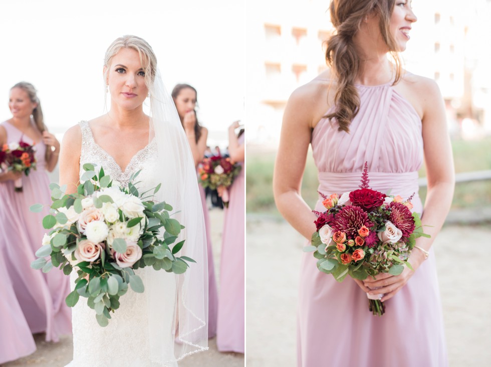 Bride and bridesmaids at One Atlantic on New Jersey Shore