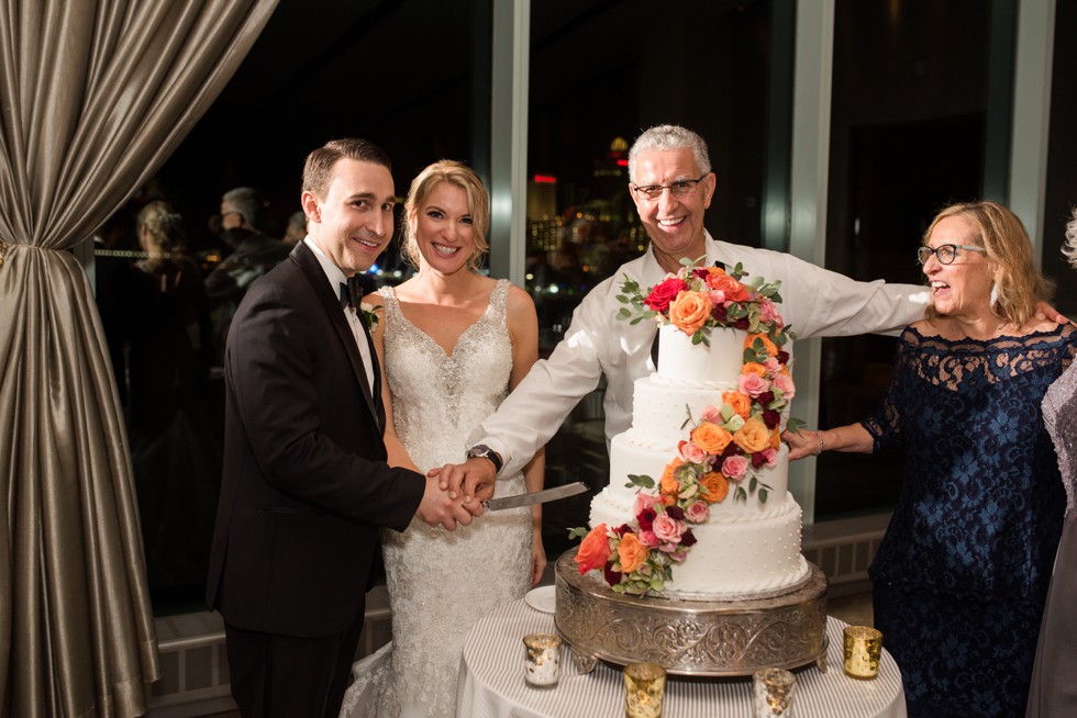 Wedding Reception toasts at One Atlantic Events in ACNJ