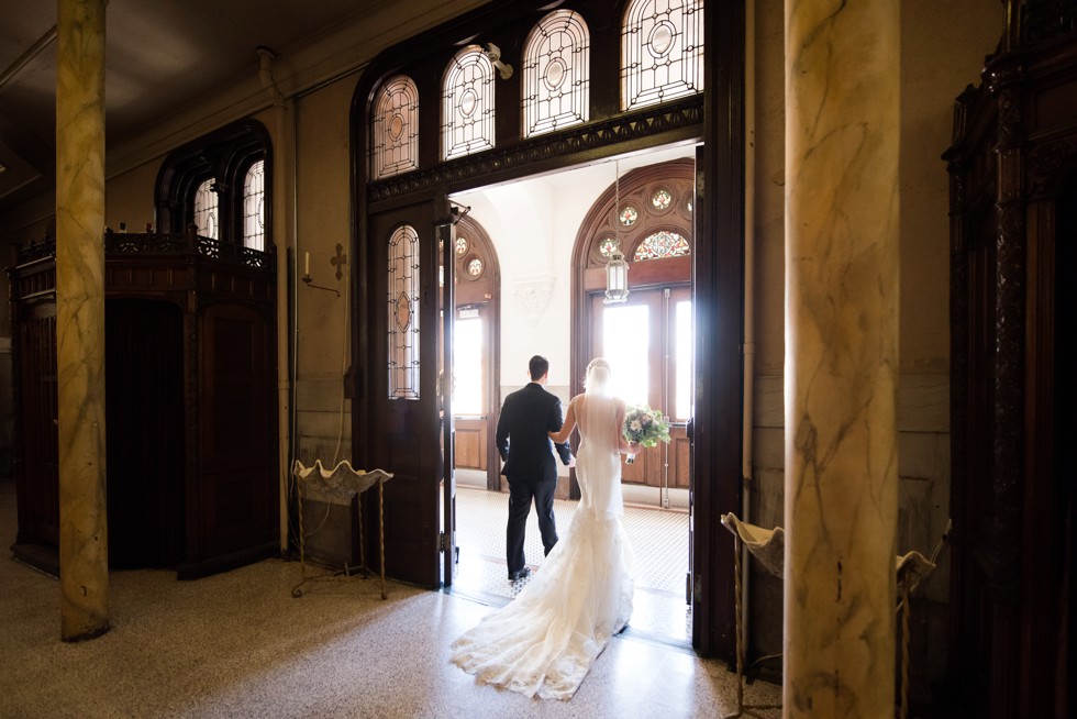 Atlantic City NJ wedding Ceremony at St Nicholas of Tolentine