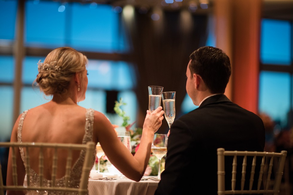 Wedding Reception toasts at One Atlantic Events in ACNJ