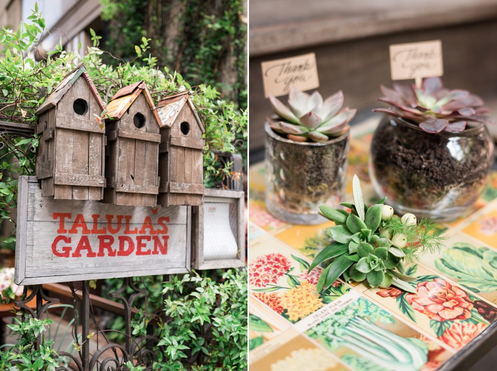 wedding greenery details