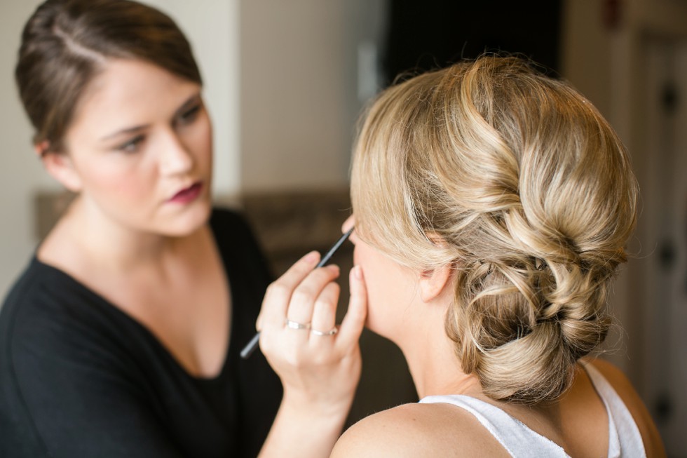 bridal prep with Alison Harper & Company at The Inn at the Chesapeake Bay Beach Club