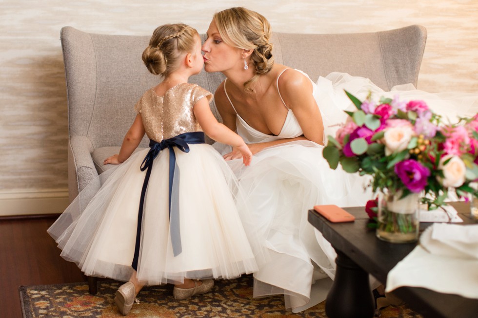 Beach house bridal suite at the Chesapeake Bay Beach Club