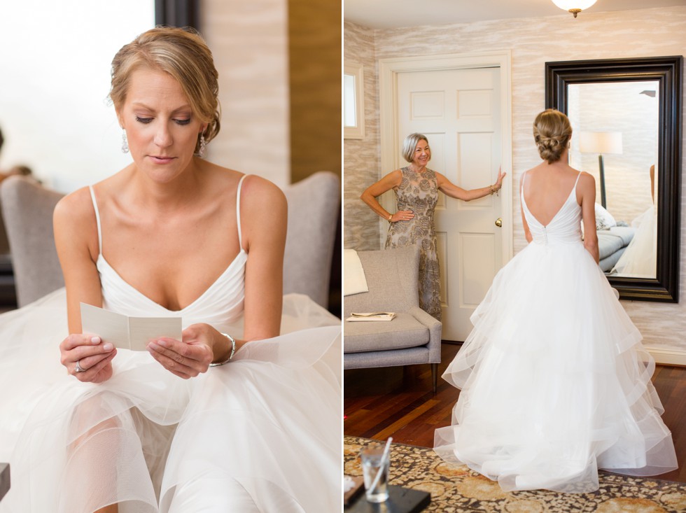 Beach house bridal suite at the Chesapeake Bay Beach Club