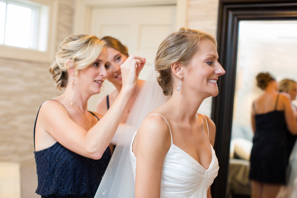 Beach house bridal suite at the Chesapeake Bay Beach Club