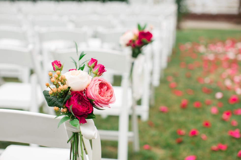 outdoor ceremony overlooking the Chesapeake Bay Beach Club