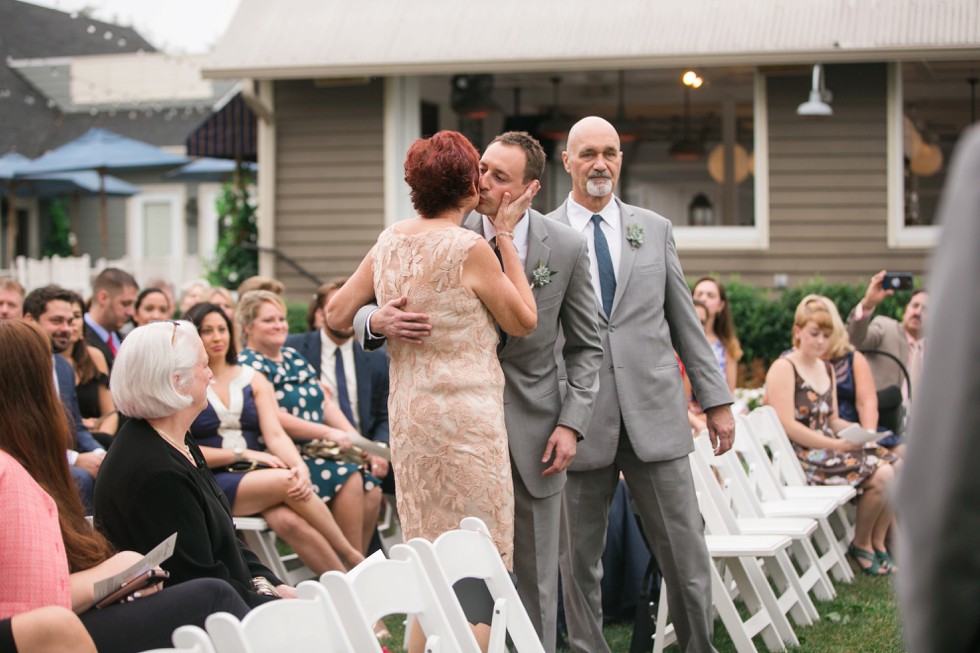 outdoor ceremony overlooking the Chesapeake Bay Bridge