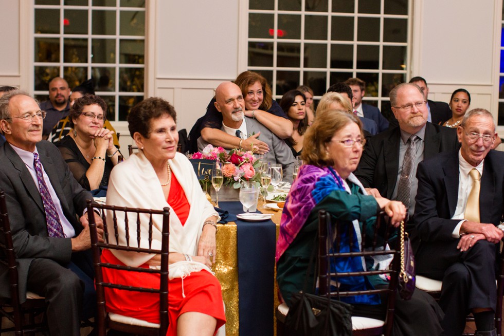 Indoor Wedding Reception at the Beach Club