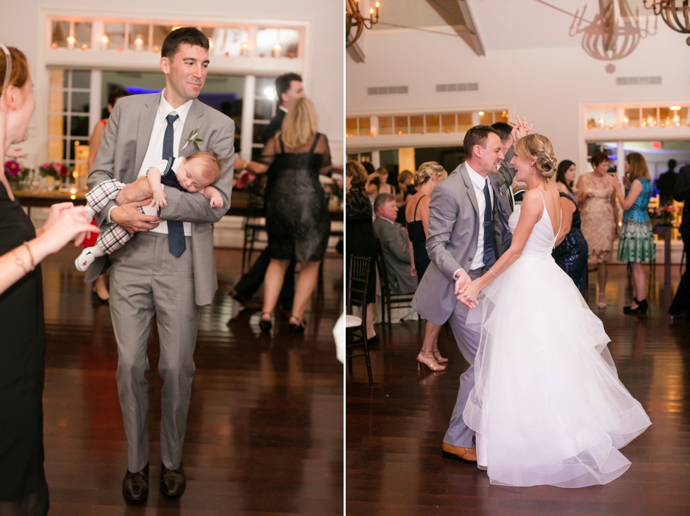 Chesapeake Bay Beach Club indoor wedding reception at the Beach House Ballroom