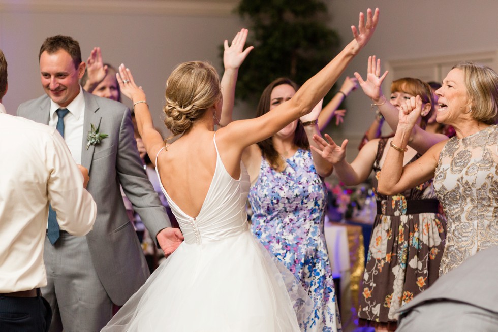 Chesapeake Bay Beach Club indoor wedding reception at the Beach House Ballroom