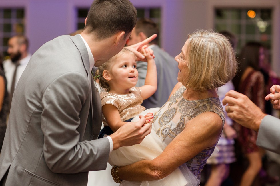 Chesapeake Bay Beach Club indoor wedding reception at the Beach House Ballroom