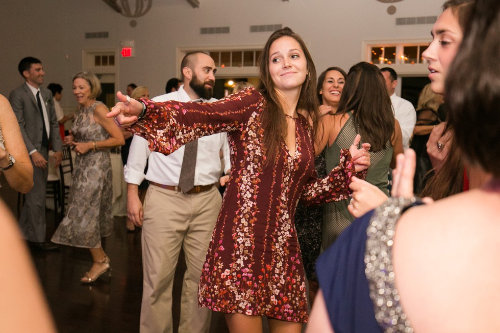 Chesapeake Bay Beach Club indoor wedding reception at the Beach House Ballroom