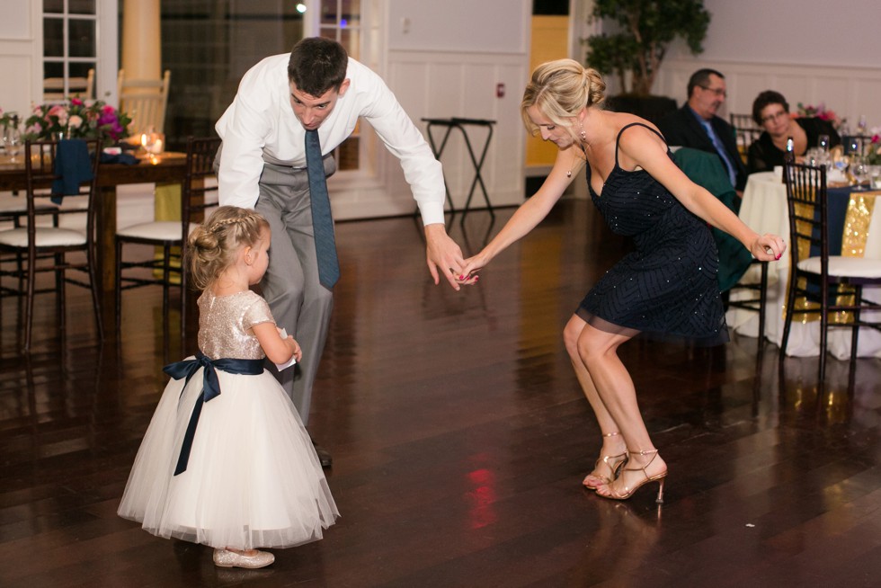 Chesapeake Bay Beach Club indoor wedding reception at the Beach House Ballroom