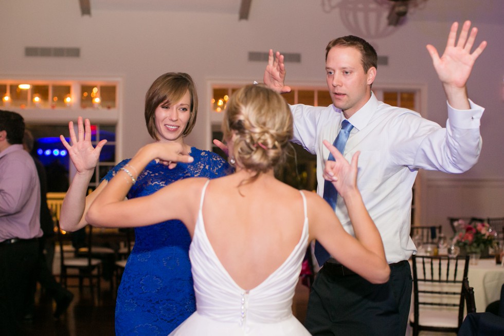 Chesapeake Bay Beach Club indoor wedding reception at the Beach House Ballroom