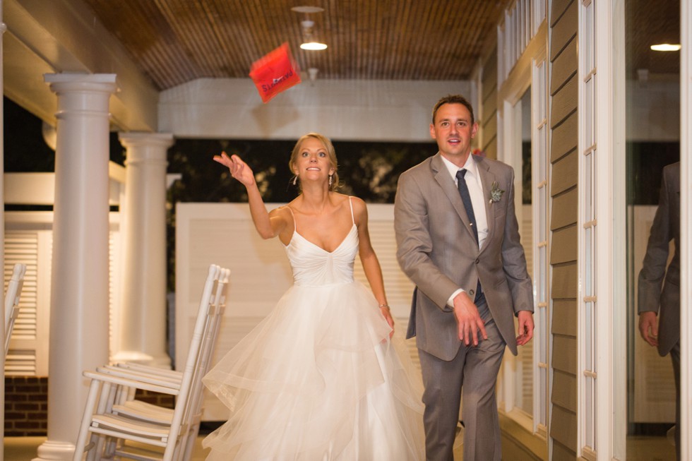 Chesapeake Bay Beach Club indoor wedding reception at the Beach House Ballroom