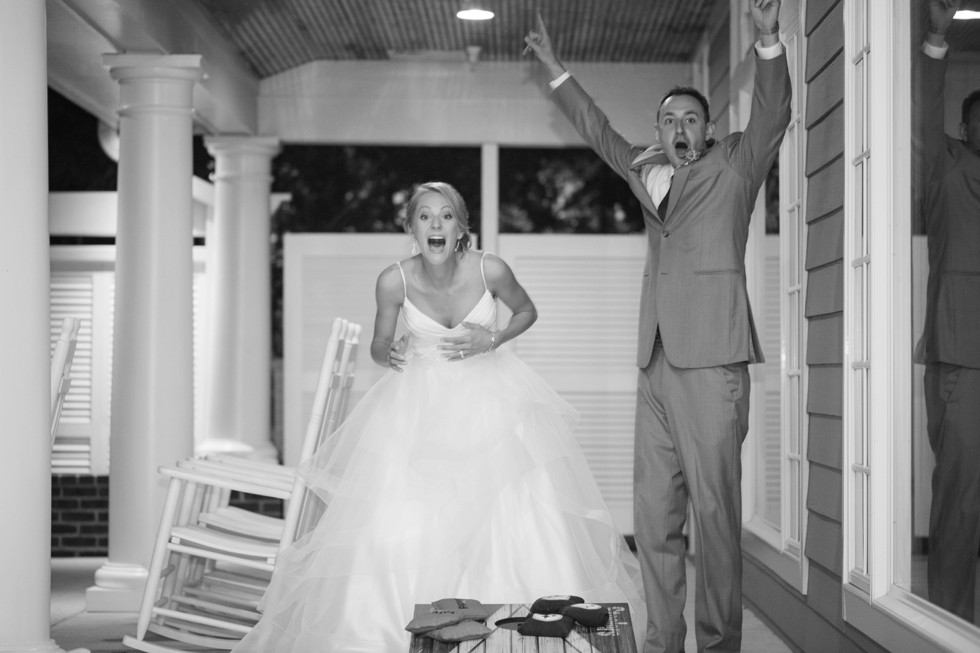 Chesapeake Bay Beach Club indoor wedding reception at the Beach House Ballroom