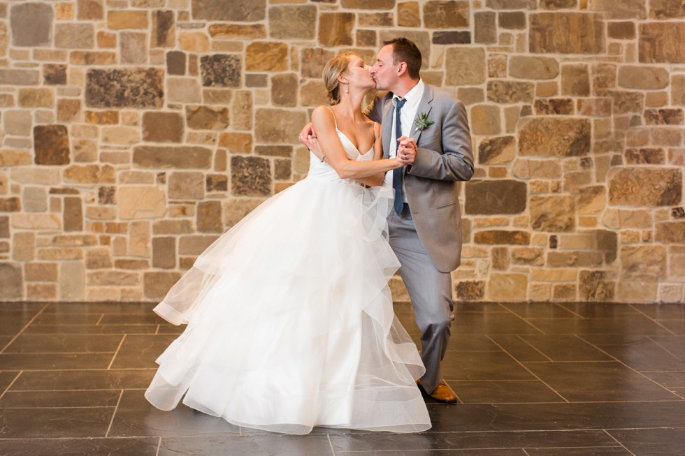 Chesapeake Bay Beach Club indoor wedding reception at the Beach House Ballroom