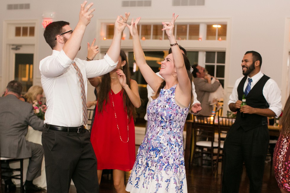 Chesapeake Bay Beach Club indoor wedding reception at the Beach House Ballroom