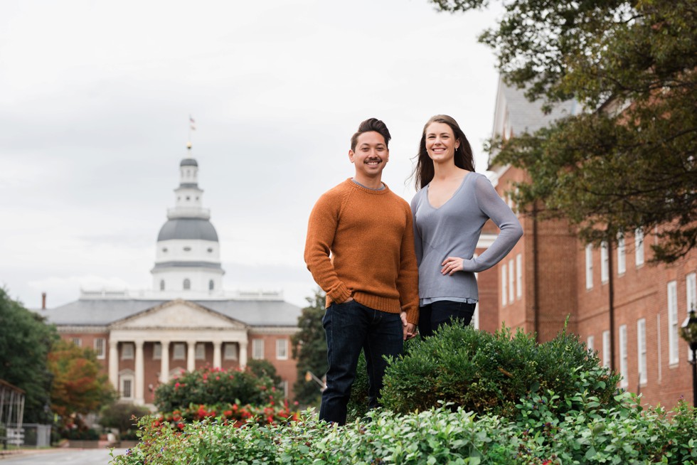 United States Naval Academy Engagement session in Annapolis