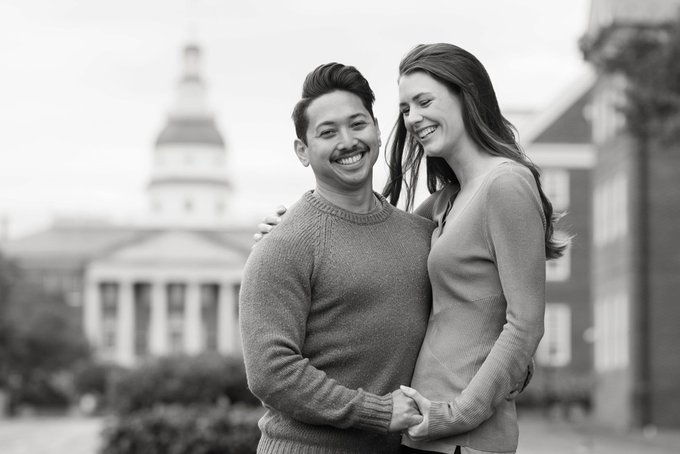 USNA Historic Annapolis Street Engagement photos