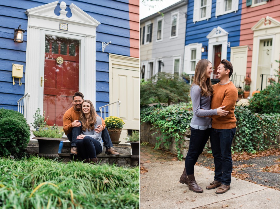 Historic Annapolis Street Engagement photos