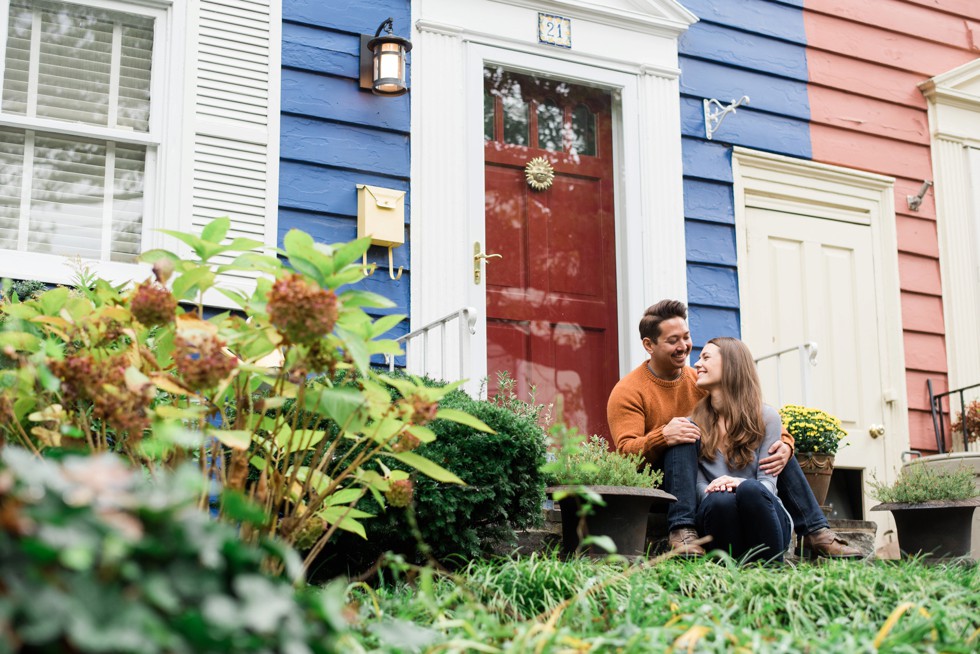 Historic Annapolis Street Engagement photos