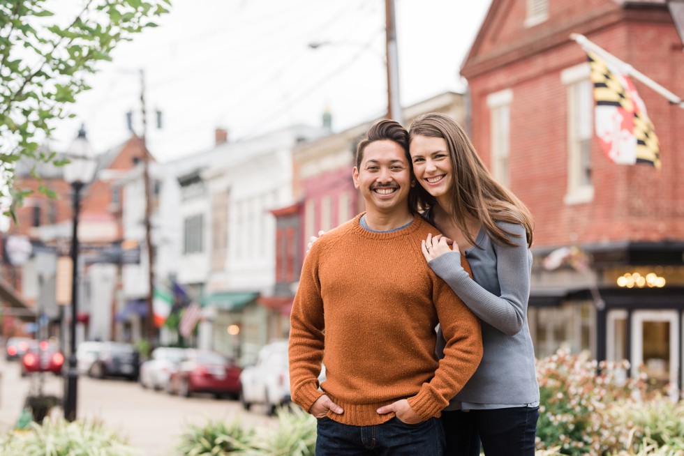 engagement photos at Historic Inns of Annapolis