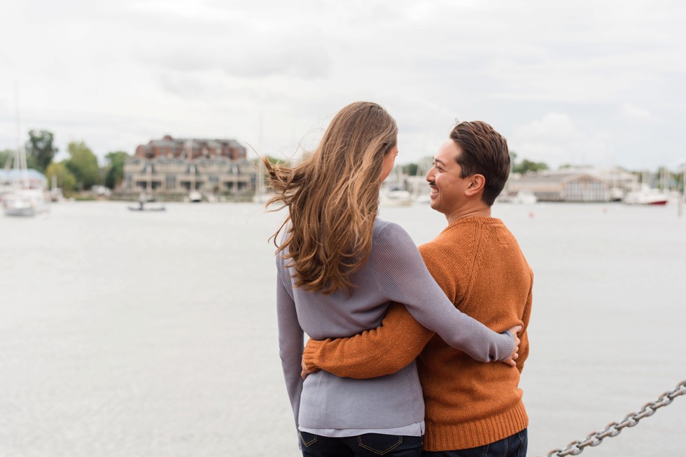 US Naval Academy Engagement photos in Annapolis