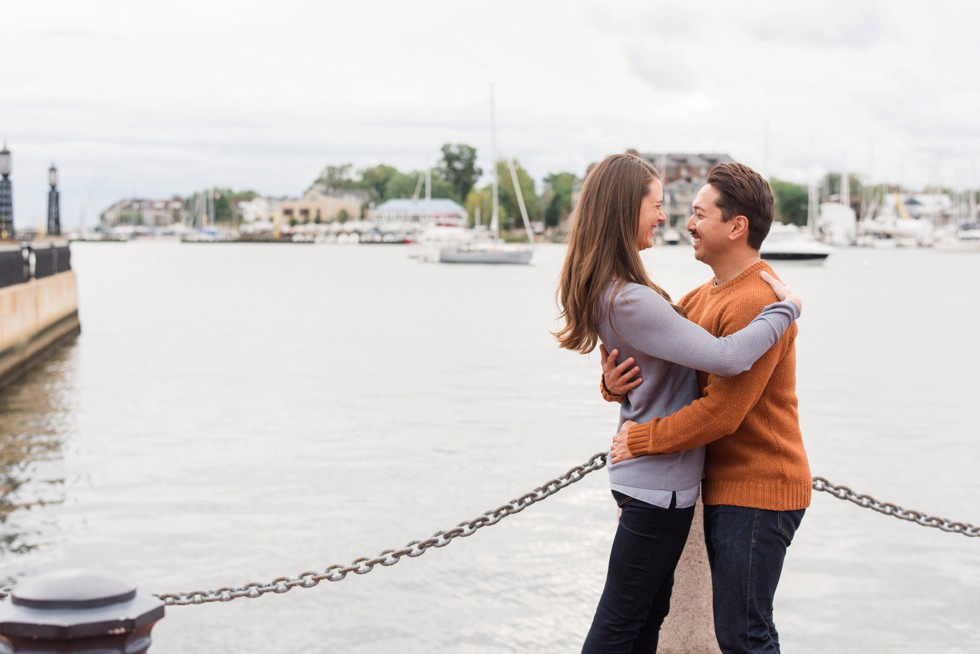 US Naval Academy Engagement photos in Annapolis