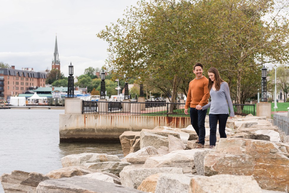 United States Naval Academy Engagement session in Annapolis