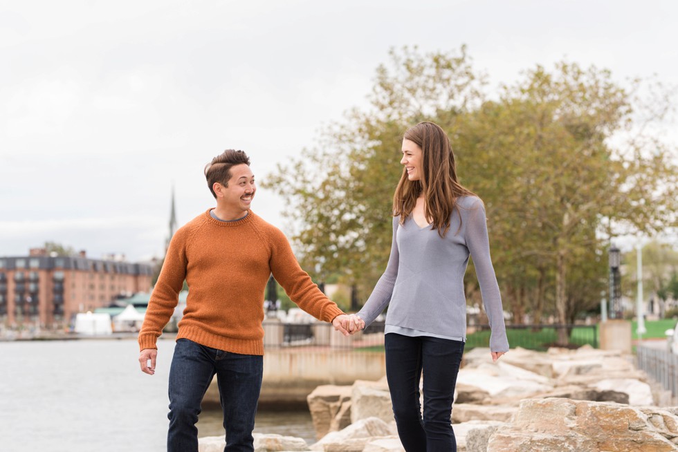 United States Naval Academy Engagement session in Annapolis