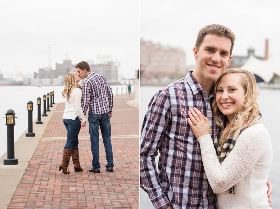 Fall inspired engagement photos on Pier homes at Harborview