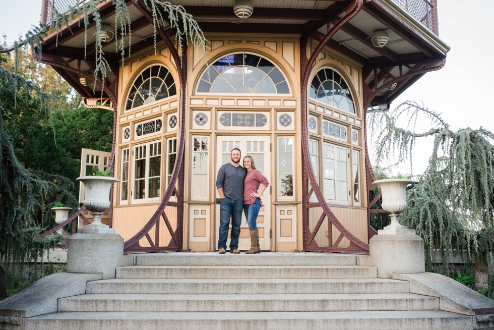 Patterson Park Pagoda Engagement photos