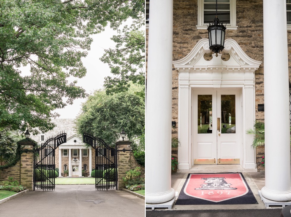 gate at Huntingdon Valley Country Club