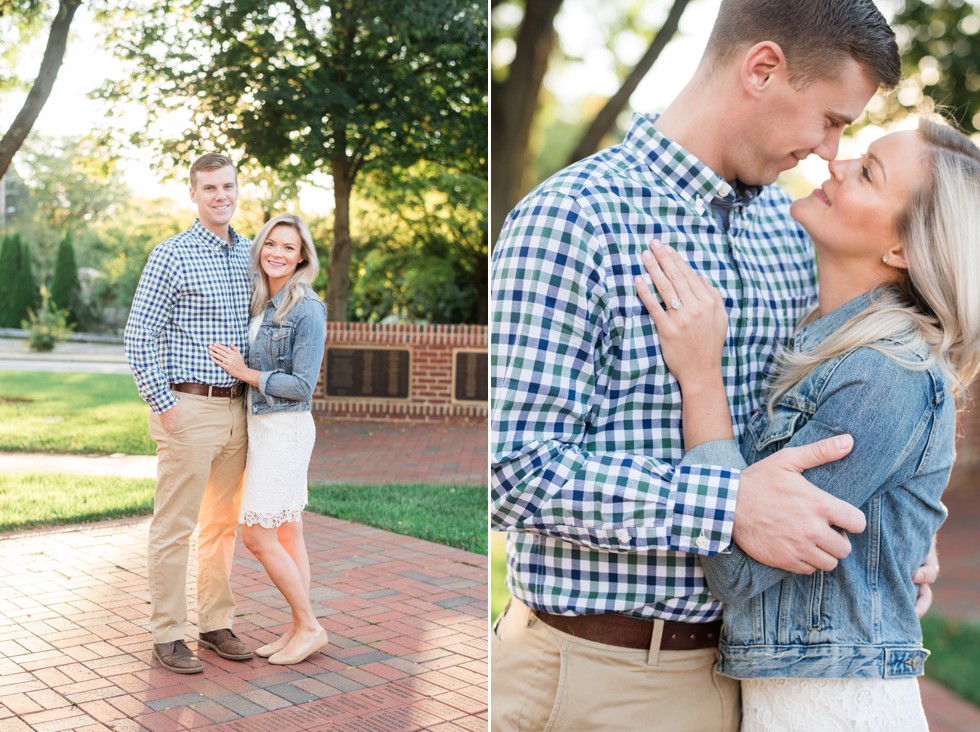 engagement photos at sunset