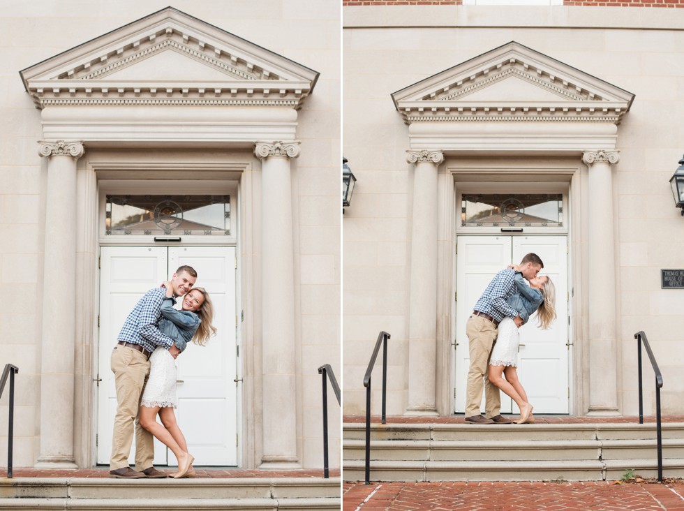 engagement photos downtown historic Annapolis