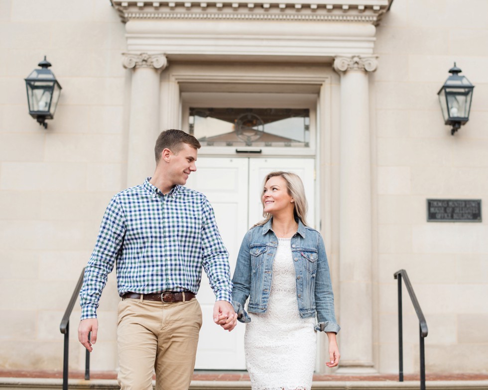 engagement photos downtown historic Annapolis