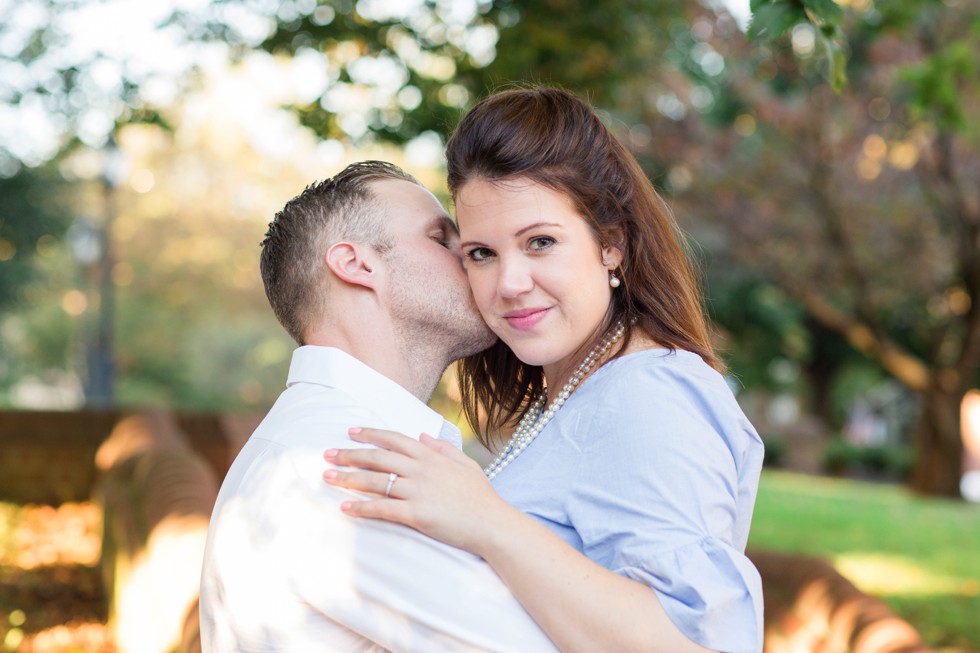 State House Engagement Photos in the fall