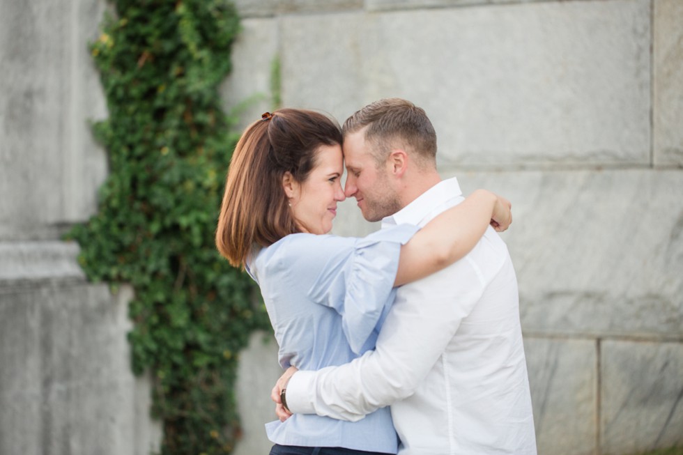 engagement photos under the Severn River bridge