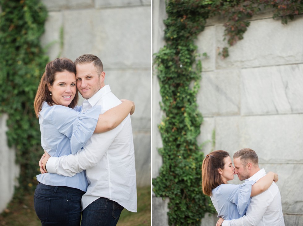 engagement photos under the Severn River bridge