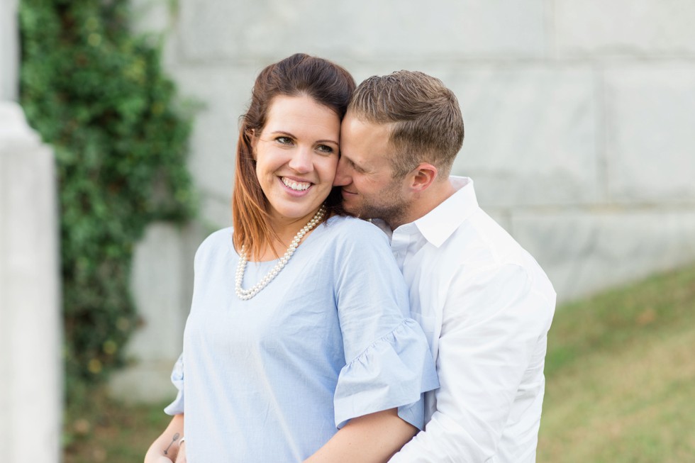 engagement photos under the Severn River bridge